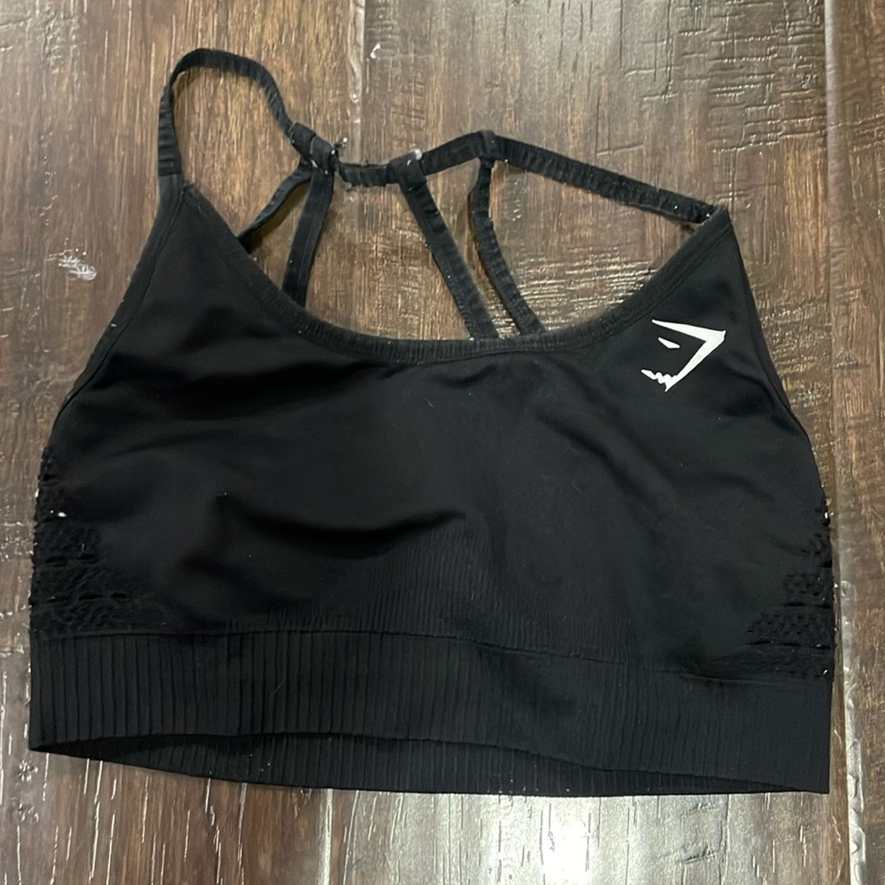 Gymshark black sports bra sz XS